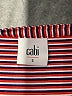 CAbi 100% Polyester Stripes Red Long Sleeve Blouse Size S - photo 7