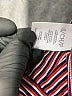 CAbi 100% Polyester Stripes Red Long Sleeve Blouse Size S - photo 8