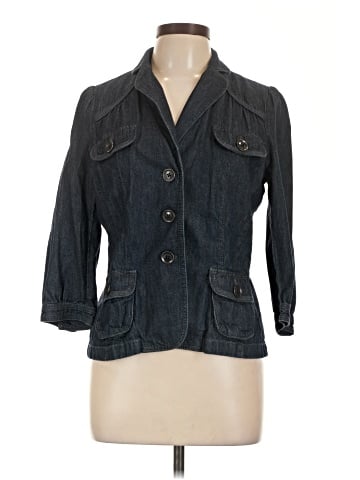 Ann Taylor LOFT Outlet 3/4 Sleeve Button-Down Shirt (view 1)