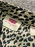Levi's 100% Polyester Animal Print Tan Long Sleeve Blouse Size S - photo 7