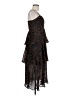 Aqua 100% Polyester Animal Print Brown Cocktail Dress Size M - photo 4