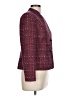Le Suit Tweed Burgundy Jacket Size 10 (petite) - photo 4