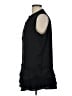 Banana Republic 100% Polyester Black Sleeveless Blouse Size L - photo 5