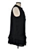 Banana Republic 100% Polyester Black Sleeveless Blouse Size L - photo 4