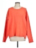 Free People Solid Orange Sweatshirt Size L - photo 1