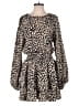Bluivy 100% Polyester Animal Print Brown Romper Size M - photo 1