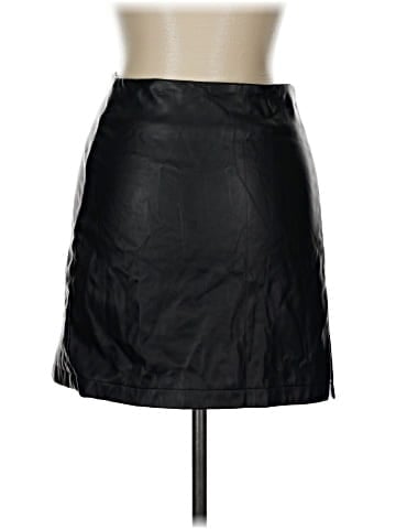 Adika Faux Leather Skirt (view 2)