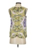 ANONYME 100% Polyester Green Sleeveless Blouse Size XS - photo 2
