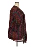 Catherines Burgundy Kimono Size 3X (petite) - photo 4