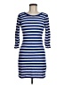 Express Stripes Blue Casual Dress Size M - photo 1