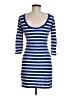 Express Stripes Blue Casual Dress Size M - photo 2