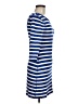 Express Stripes Blue Casual Dress Size M - photo 4