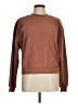 Fabletics Solid Brown Orange Sweatshirt Size M (estimated) - photo 1