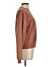 Fabletics Solid Brown Orange Sweatshirt Size M (estimated) - photo 4