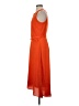 Ann Taylor 100% Polyester Orange Casual Dress Size 4 - photo 5
