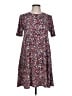 BCBGeneration Print Red Casual Dress Size L - photo 1