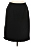 Michele 100% Polyester Solid Black Formal Skirt Size 4 - photo 1