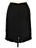 Michele 100% Polyester Solid Black Formal Skirt Size 4 - photo 2