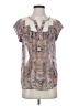 Daniel Rainn 100% Polyester Gray Short Sleeve Blouse Size S - photo 1