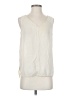 Banana Republic 100% Polyester Ivory Sleeveless Blouse Size S - photo 1