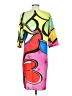 Unbranded Graphic Green Casual Dress Size S - photo 2