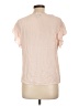 CeCe 100% Rayon Pink Short Sleeve Top Size L - photo 2