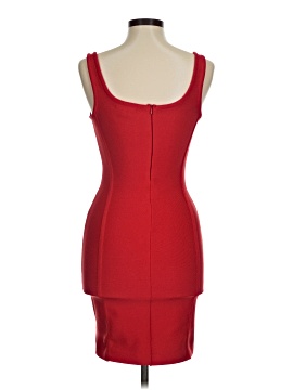 strapless open back dress Red Palermo Sleeveless Midi Dress – FARM Rio main image 0