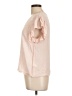 CeCe 100% Rayon Pink Short Sleeve Top Size L - photo 5