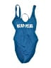 The Bikini Lab Graphic Blue One Piece Swimsuit Size L - photo 1