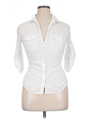 James Perse 3/4 Sleeve Button-Down Shirt (view 1)