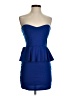 O'Sher Blue Cocktail Dress Size 4 (estimated) - photo 1
