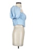 ASTR The Label Blue Short Sleeve Blouse Size S - photo 4
