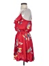 Express 100% Rayon Tropical Red Cocktail Dress Size XS - photo 5