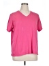 Lands' End 100% Cotton Pink Active T-Shirt Size 1X - photo 1