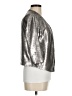 Forever 21 100% Polyester Metallic Silver Blazer Size M - photo 4