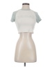 Shein Ivory Short Sleeve Turtleneck Size 2 - photo 1