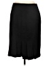 Talbots 100% Polyester Solid Black Formal Skirt Size 8 - photo 2