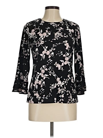 Karl Lagerfeld Paris 3/4 Sleeve Blouse (view 1)
