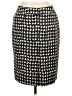 Talbots Houndstooth Black Formal Skirt Size 8 - photo 2