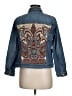 Chico's Blue Denim Jacket Size Med Petite (1) - photo 2