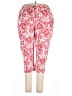 Liz & Me Print Red Active Pants Size 22 - photo 1