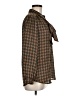 Bellatrix 100% Polyester Houndstooth Brown Long Sleeve Blouse Size M - photo 4
