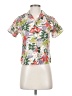 Assorted Brands Tropical Ivory Short Sleeve Blouse Size 2 (estimated) - photo 1