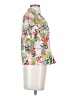 Assorted Brands Tropical Ivory Short Sleeve Blouse Size 2 (estimated) - photo 4