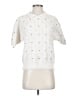 Robert Scott Ltd 100% Cotton Ivory Short Sleeve Top Size S - photo 1