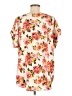 Speed Limit MPH 100% Polyester Floral Ivory Short Sleeve Blouse One size - photo 2