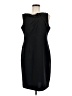 Evan Picone Solid Black Cocktail Dress Size 12 - photo 1