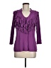 Marc Bouwer Purple 3/4 Sleeve Blouse Size M - photo 1