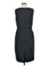 Talbots Houndstooth Blue Gray Cocktail Dress Size 10 - photo 2