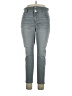 Ann Taylor Solid Gray Jeans Size 14 (petite) - photo 1